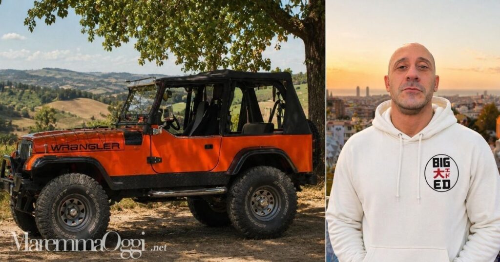 Edoardo Casini e la sua Jeep
