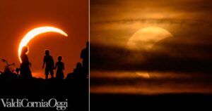 L'eclissi vista da San Vincenzo (foto di Daniele Celestini)