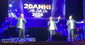 I Gemelli Diversi sul palco di Mille Bolle Blu