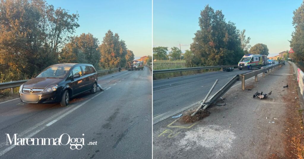 Una foto dell'incidente