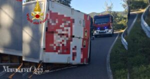 Il camion sulla strada