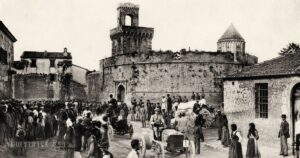 La partenza della corsa da Piombino