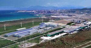 Il rendering del progetto Metinvest a Piombino
