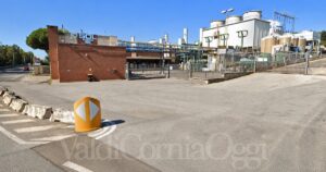 La Sol all'ingresso di Piombino