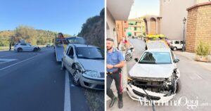 A sinistra l'incidente al bivio di Terra Rossa, a destra l'incidente a Porto Ercole