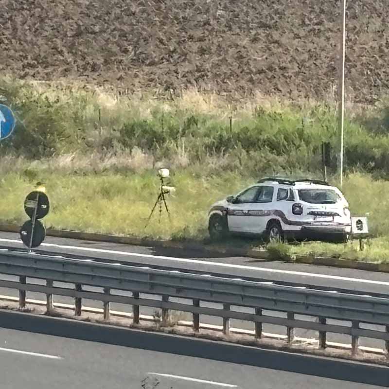Un'altra immagine dell'autovelox