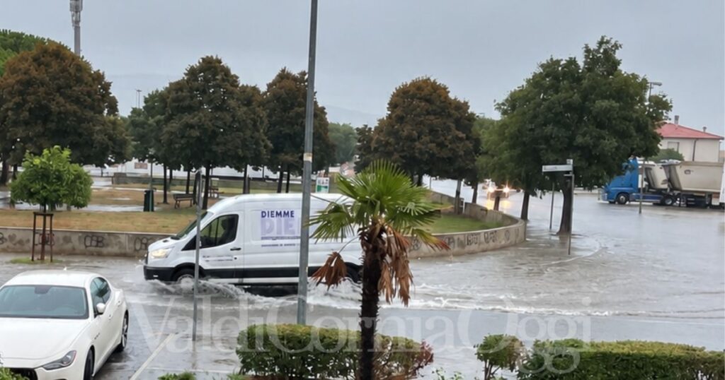 Un'altra immagine della zona della Fiera a Venturina