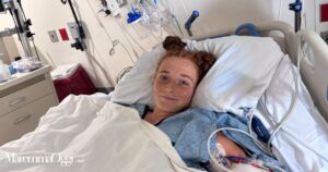 Giorgia Franceschelli in ospedale a Tulsa (foto Eastern Oklahoma State College Softball, su autorizzazione della famiglia)