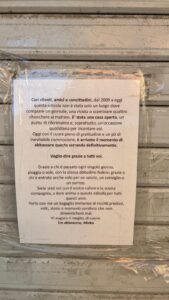 La lettera scritta da Mirko