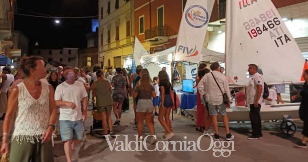 Uno scatto della notte Azzurra edizione 2025