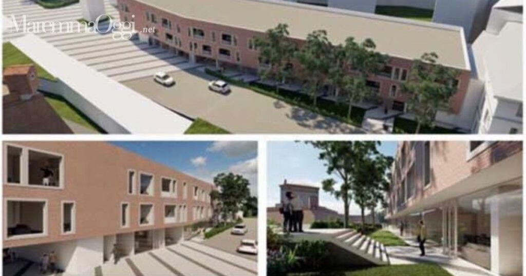 Il primo rendering del palazzo di via Saffi