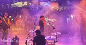 I Sick Parvis sul palco di Mondello del Lario alla festa delle Moto Guzzi