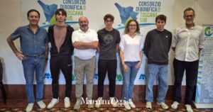Francesco Pii, Giovanni Galoppi e Alessio Tarlev al Consorzio di Bonifica