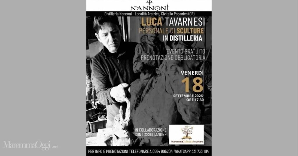 Luca Tavarnesi alla distilleria Nannoni