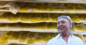 Tortelli maremmani e il sindaco di Campagnatico, Elismo Pesucci