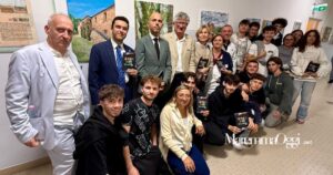 Colorando il buio, all'ospedale di Massa Marittima arriva la mostra degli studenti contro la mafia