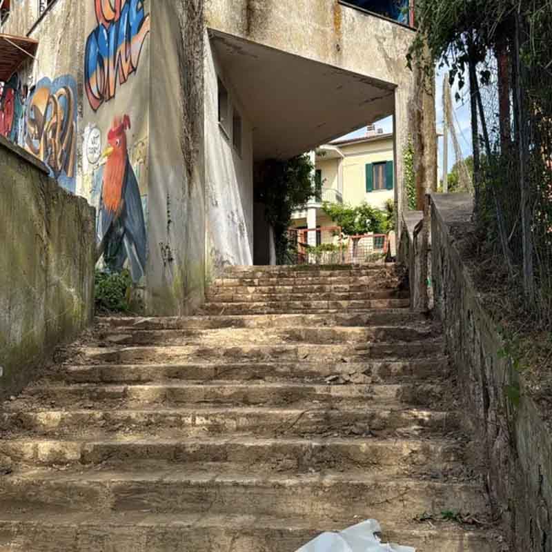 La scala recuperata