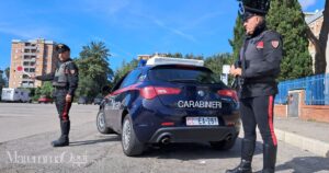 Una pattuglia dei carabinieri di Follonica