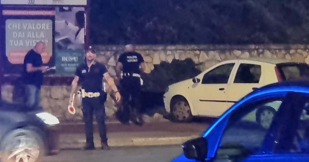 Un'altra immagine dell'incidente