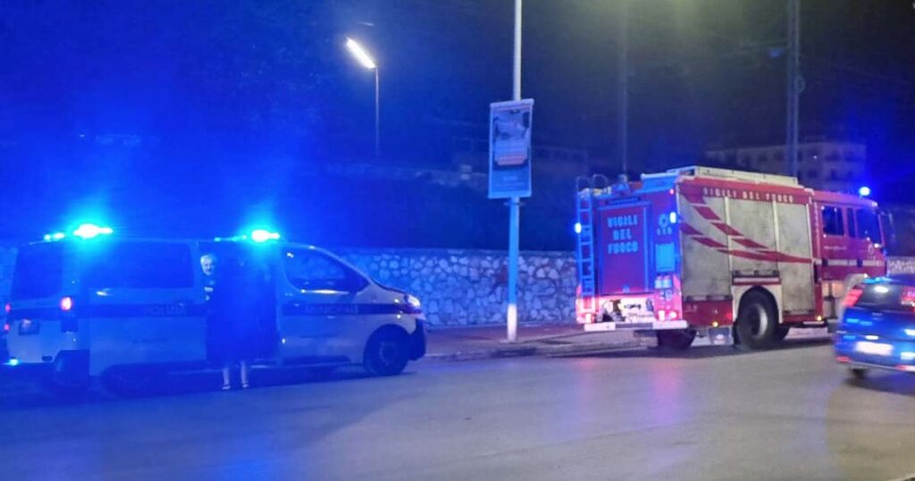 La zona dell'incidente