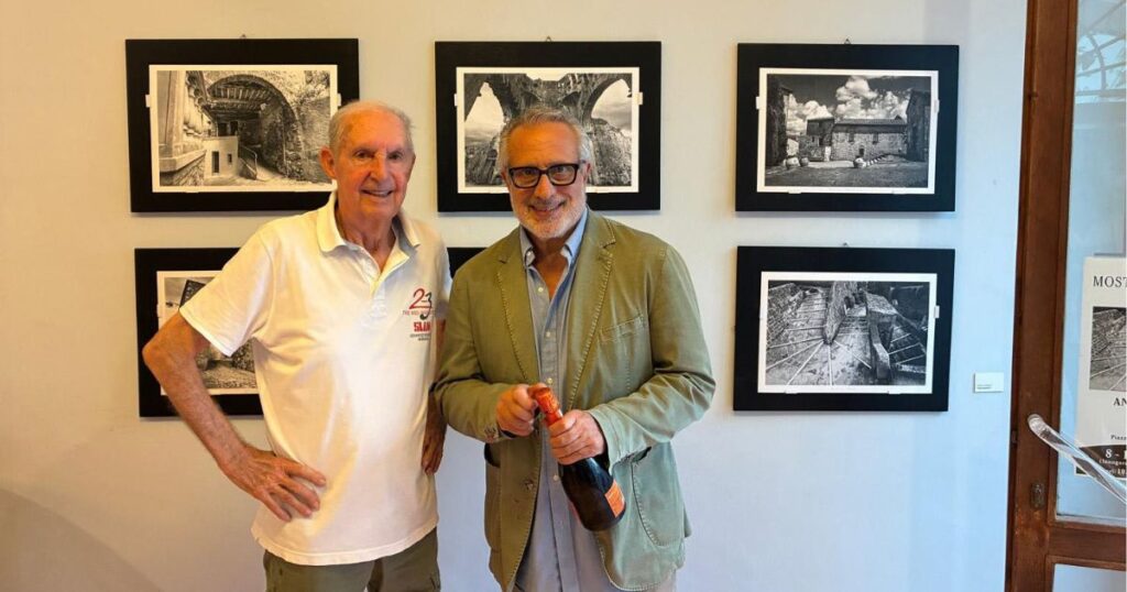 Eugenio Benesperi con Guido Fiorini di MaremmaOggi