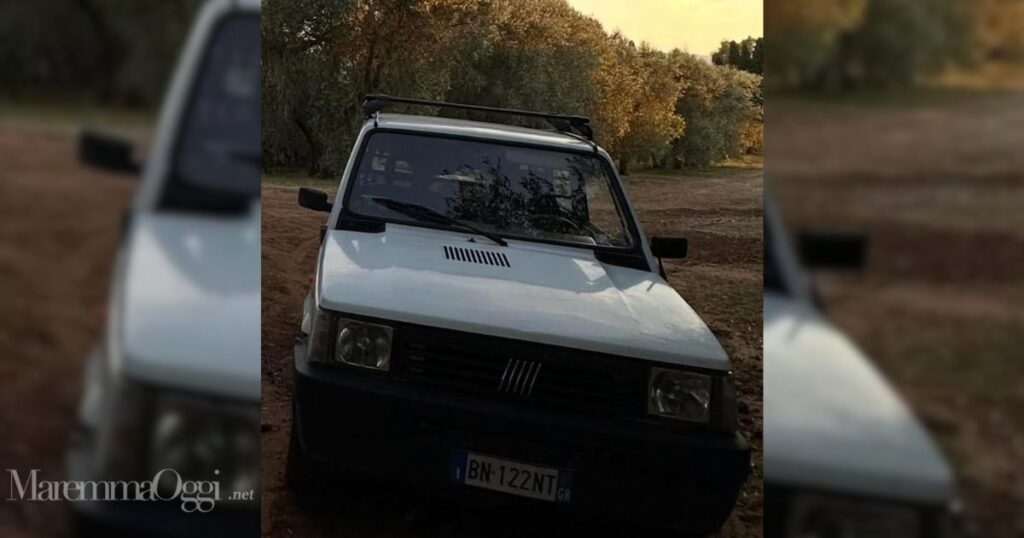 La Fiat Panda rubata