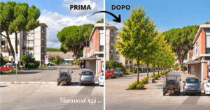 Il piazzalone di Barbanella com'è oggi e come potrebbe diventare