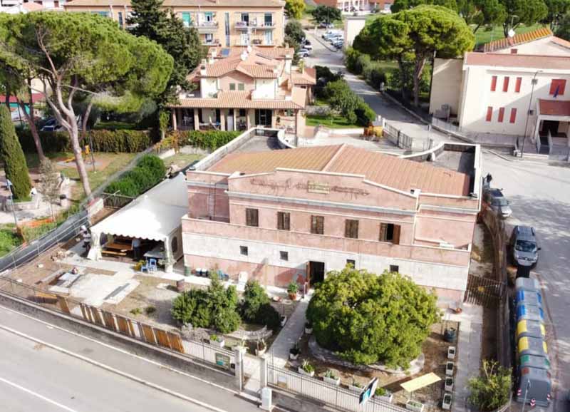 La sede della pro loco nelle terme leopoldine di Roselle