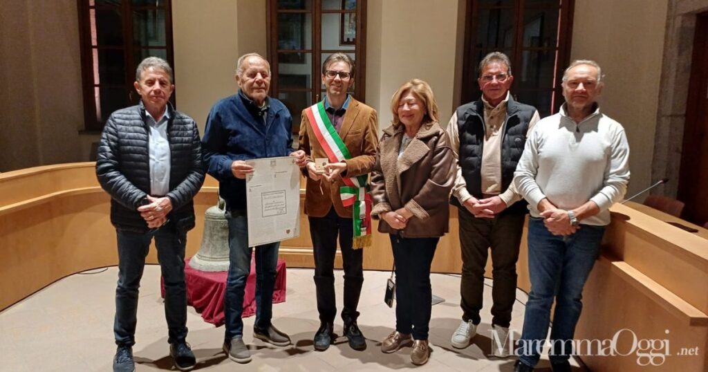 Un momento della premiazione