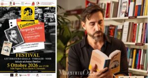 Piergiorgio Pulixi protagonista oggi, lunedì 5 ottobre, di Giallo Grosseto. Alle 17.30 alla Sala Pegaso presenta “Il fattore gatto”