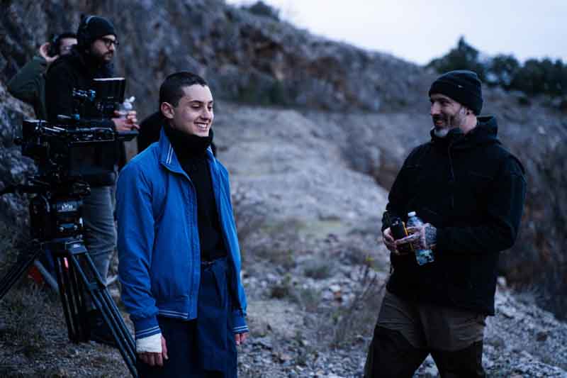 Braian Xeka e Lorenzo Gonnelli sul set