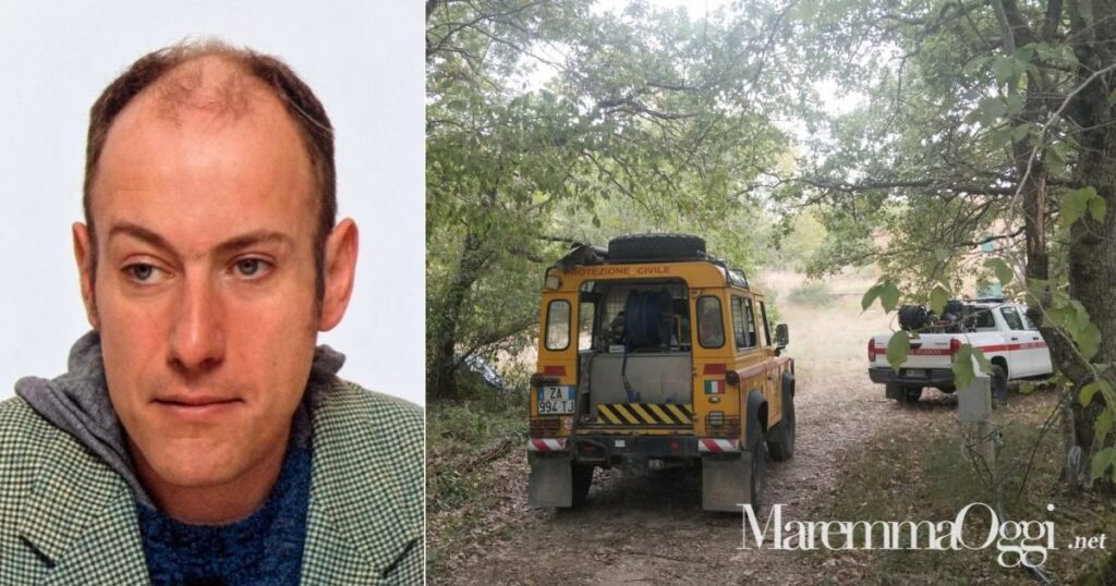 L'uomo scomparso a Monterotondo e una foto delle ricerche