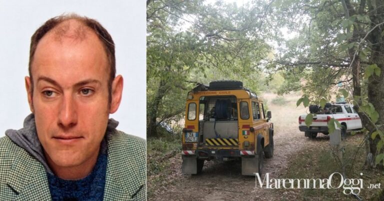 L'uomo scomparso a Monterotondo e una foto delle ricerche