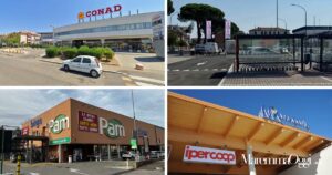 Alcuni dei supermercati presenti a Grosseto