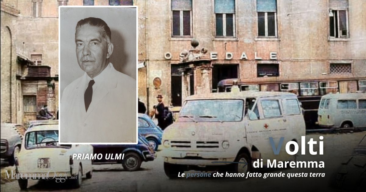Priamo Ulmi e il vecchio ospedale di Grosseto, oggi sede dell'università